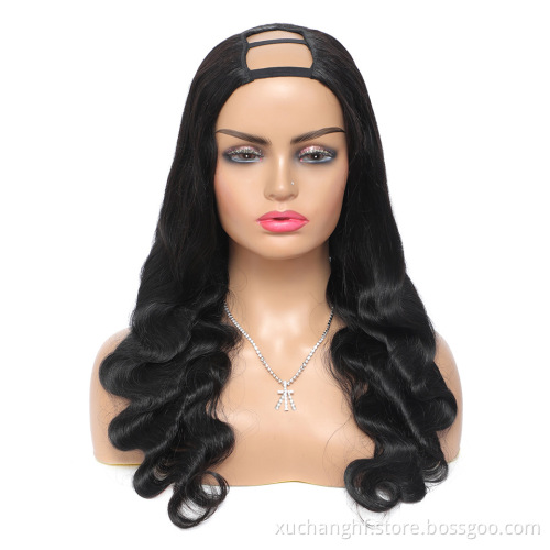 Virgin Hair Human Hair Supplier Vietnamese U Part Curly Wig HD Lace Frontal Wig 360 Lace Wigs Natural Hair